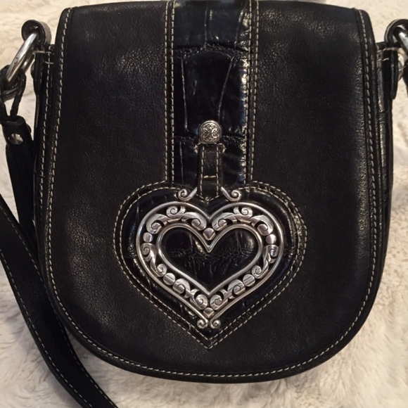 Brighton mini leather heart purse/wallet organizer - Picture 2 of 10